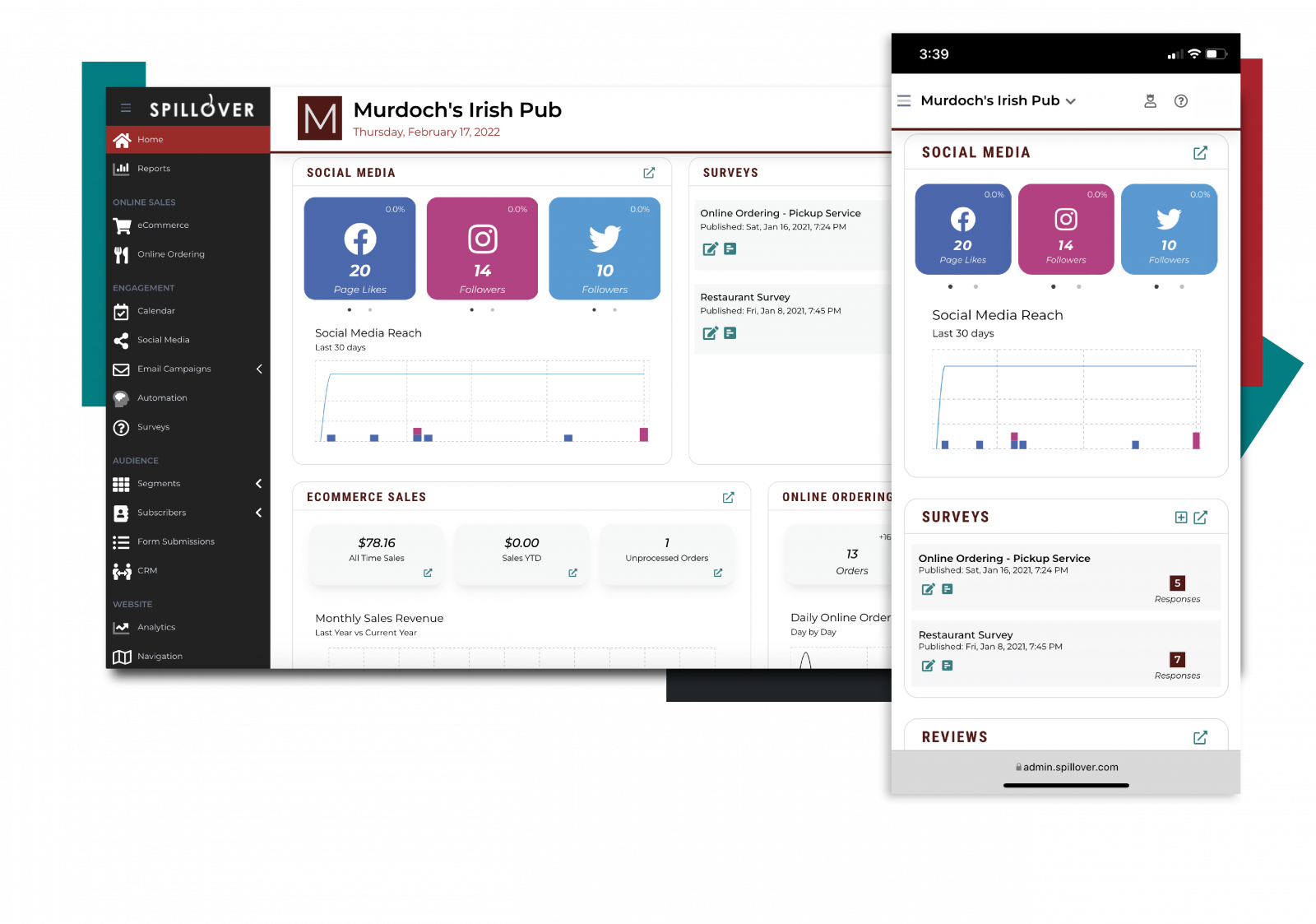 Engage Dashboard Preview