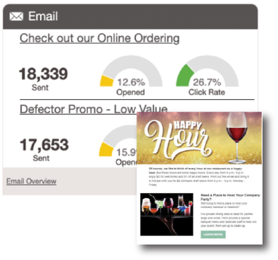 Email Marketing Dashboard Preview