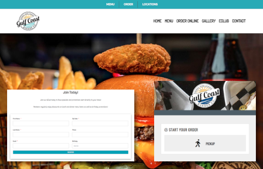 Gulf Coast Burger Company Website
