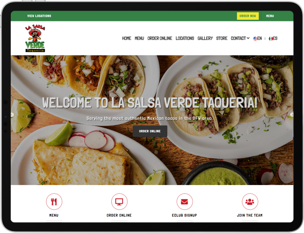 La Salsa Verde Website