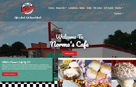 Norma's Cafe Website