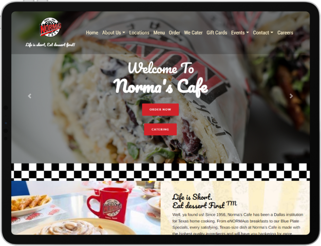 Norma's Cafe Website